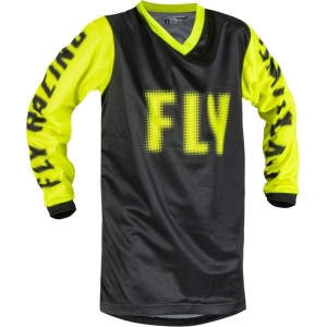 Maillot enfant FLY RACING 2023 F-16 Noir Jaune