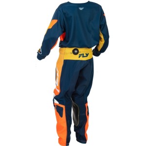 Maillot enfant FLY RACING 2026 Kinetic Navy Orange