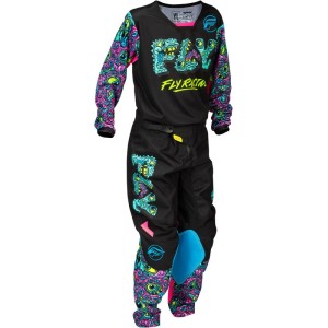 Maillot enfant FLY RACING 2026 Kinetic Mutant Noir Multi