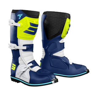 Bottes Race 2 2026 - Bleu/Jaune Fluo
