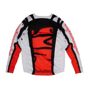 Maillot enfant TROY LEE DESIGNS GP Pro Membrane Blanc Infra Rouge