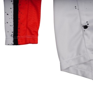 Maillot enfant TROY LEE DESIGNS GP Pro Membrane Blanc Infra Rouge