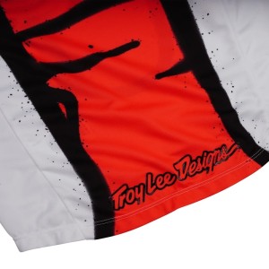 Maillot enfant TROY LEE DESIGNS GP Pro Membrane Blanc Infra Rouge
