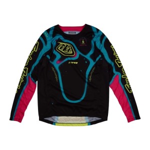 Maillot enfant TROY LEE DESIGNS GP Pro Membrane Noir Jaune