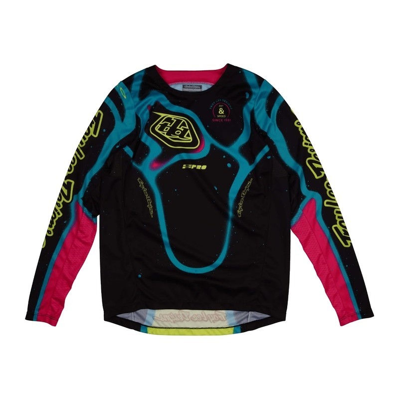 Maillot enfant TROY LEE DESIGNS GP Pro Membrane Noir Jaune Maillot enfant TROY LEE DESIGNS GP Pro Membrane Noir Jaune