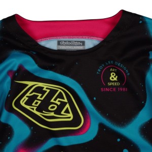 Maillot enfant TROY LEE DESIGNS GP Pro Membrane Noir Jaune