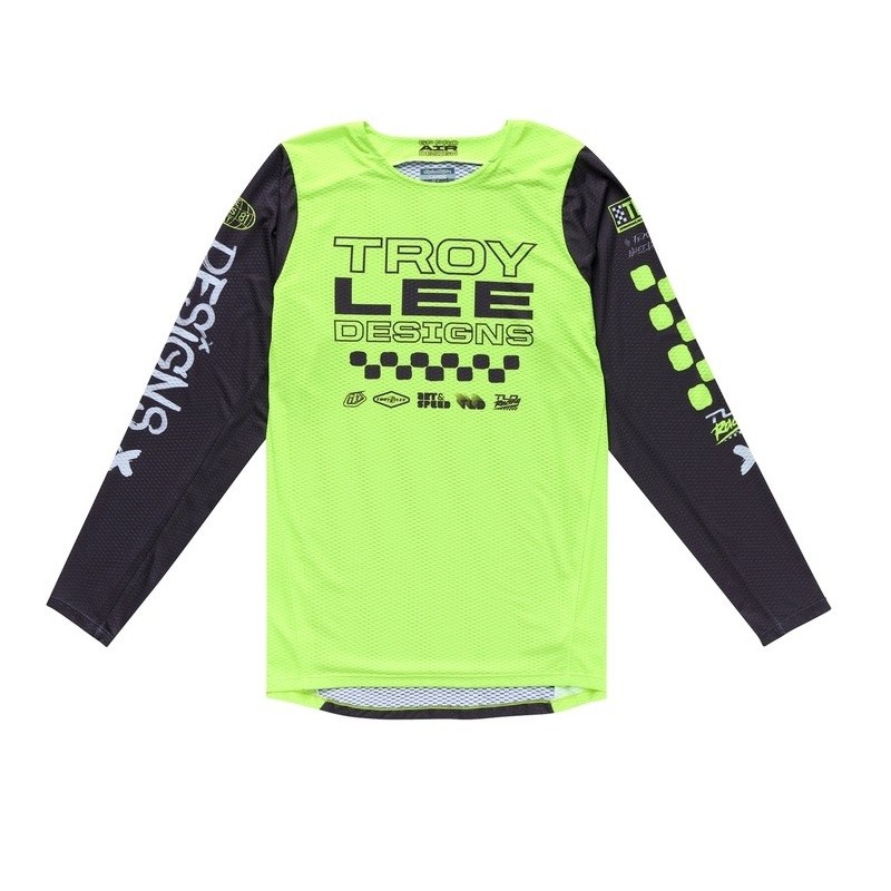 Maillot enfant TROY LEE DESIGNS GP Pro Standard Jaune Noir Maillot enfant TROY LEE DESIGNS GP Pro Standard Jaune Noir