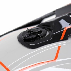 Casque Cross PROGRIP 3080 Adventure Gris Noir Orange