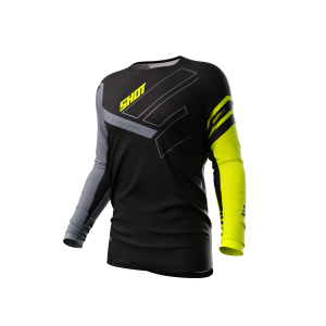 Maillot SHOT 2024 Contact Rush Jaune Fluo