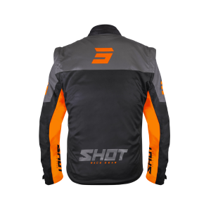 Veste SHOT 2026 Enduro Softshell Lite Noir Orange