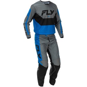 Maillot FLY RACING 2026 Kinetic Bleu Gris Noir