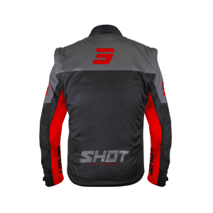 Veste SHOT 2026 Enduro Softshell Lite Noir Rouge