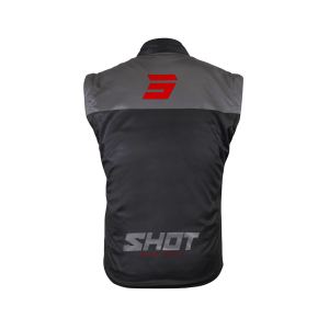 Veste Enduro SHOT 2026 Bodywarmer Lite Noir Rouge