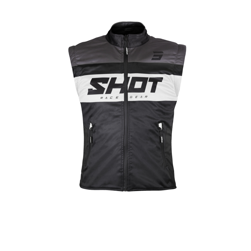 Veste Enduro SHOT 2026 Bodywarmer Lite Noir Blanc