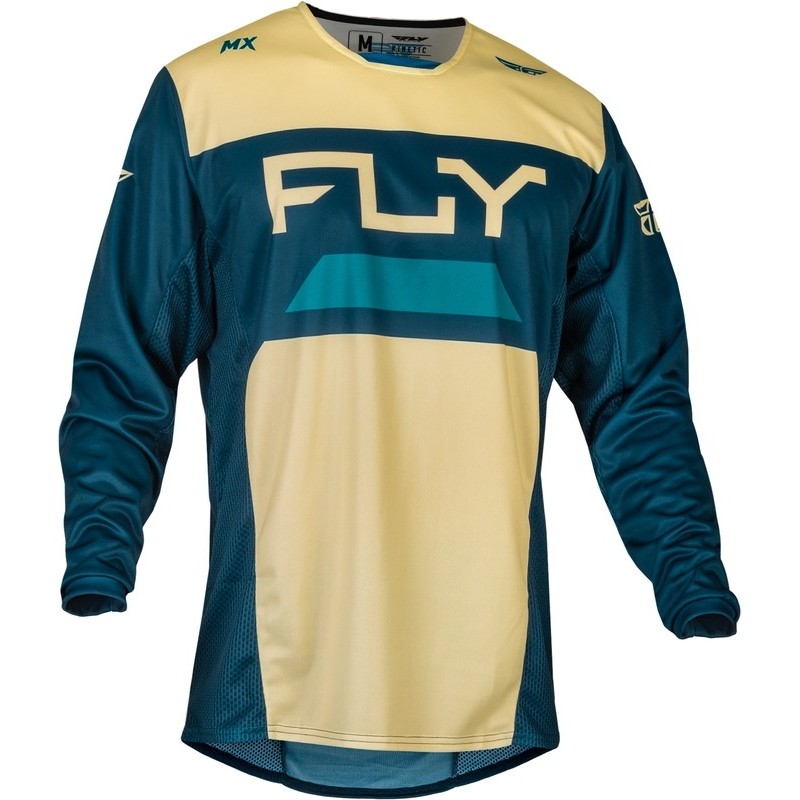 Maillot FLY RACING 2024 Kinetic Reload Ivory Navy