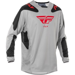 Maillot FLY RACING 2025 Kinetic Sym Gris Noir