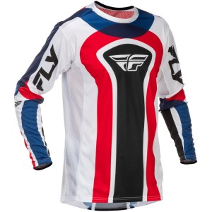 Maillot FLY RACING 2026 Lite Glory Special Edition Rouge Blanc Bleu