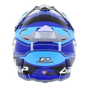 Casque Cross PROGRIP 3080 Spirit Bleu Noir