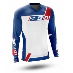 Maillot S3 Collection 01 Patriot Rouge Bleu