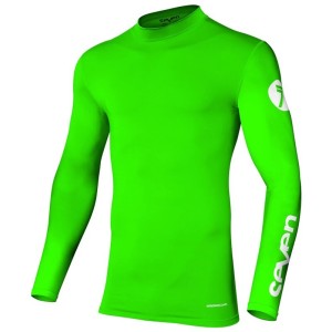 Maillot SEVEN Zero Compression Vert Fluo