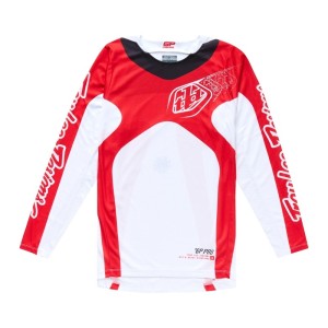Maillot TROY LEE DESIGNS GP Pro Frames Blanc Rouge