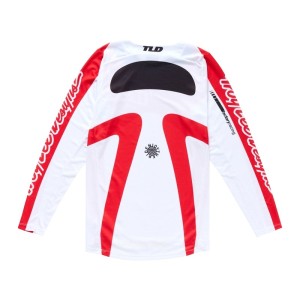 Maillot TROY LEE DESIGNS GP Pro Frames Blanc Rouge