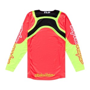 Maillot TROY LEE DESIGNS GP Pro Swerve Infra Rouge Jaune Maillot TROY LEE DESIGNS GP Pro Swerve Infra Rouge Jaune