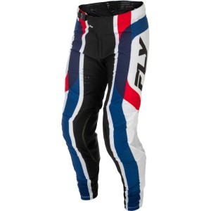 Pantalon FLY RACING Lite Glory Special Edition Rouge Blanc Bleu