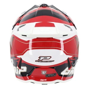 Casque Cross PROGRIP 3080 Spirit Rouge Noir