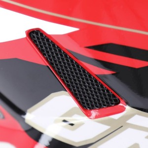 Casque Cross PROGRIP 3080 Spirit Rouge Noir