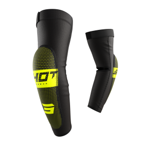 Coudières SHOT 2026 Airlight Noir Jaune Fluo