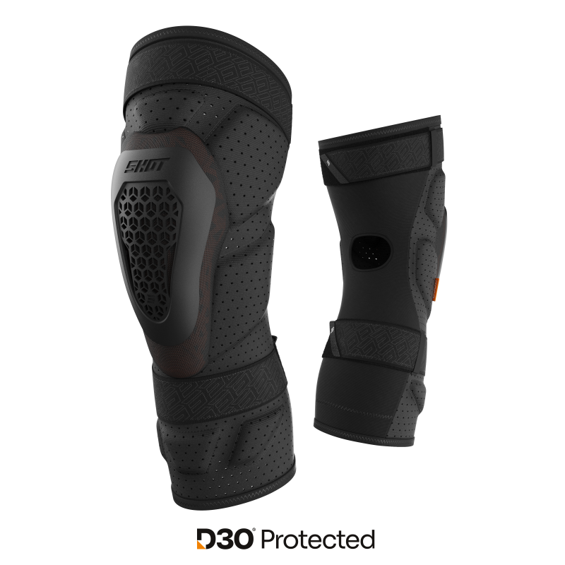 Genouillères SHOT 2026 Protector D30 Noir
