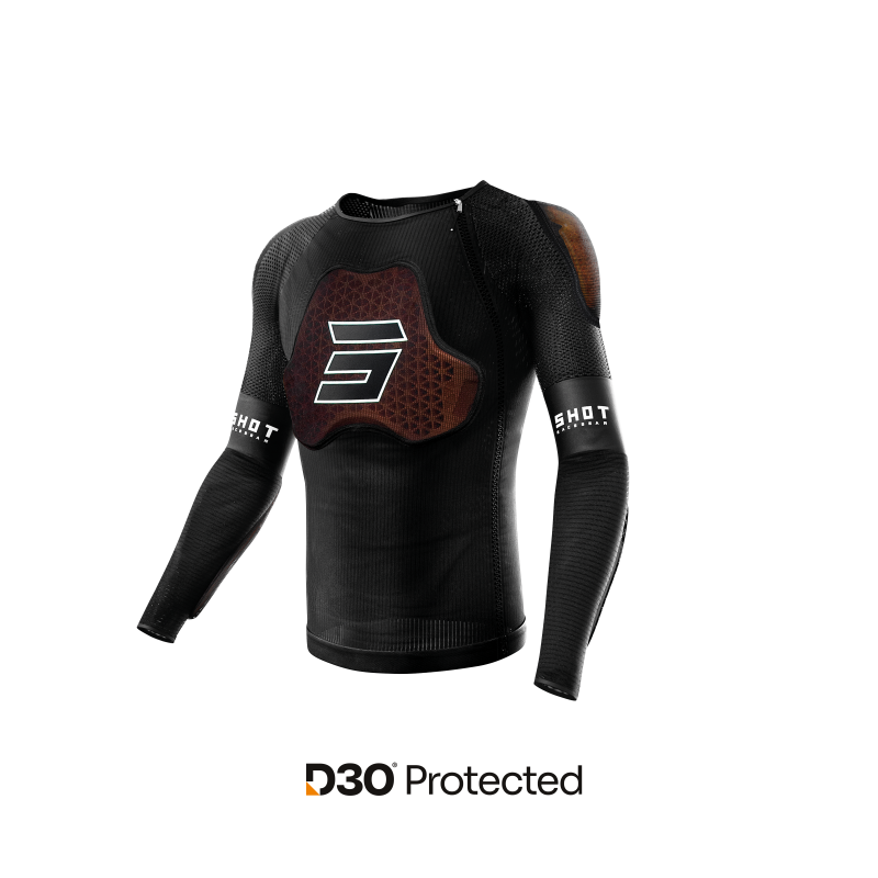 Gilet de protection SHOT Race D30 2026 Noir