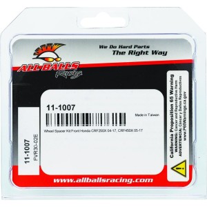 Kit entretoise de roue avant ALL BALLS 250 CRF X 2004-17 450 CRF X 2005-17