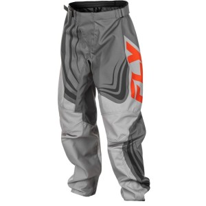 Pantalon enfant FLY RACING F-16 2025 - gris/orange