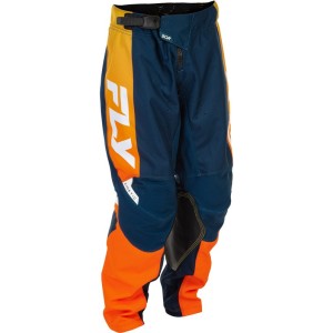 Pantalon enfant FLY RACING Kinetic 2026 - Bleu marine/orange