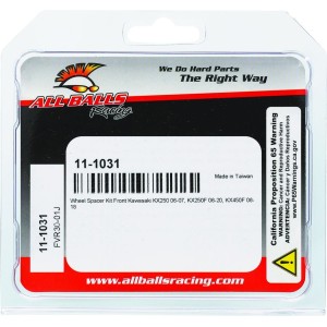 Kit entretoise de roue avant ALL BALLS 250 KX 2006-07 250 KXF 2006-20 450 KXF 2006-2018