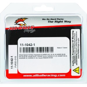 Kit entretoise de roue arrière ALL BALLS 450 KLXR 08-09 125-250 KX 250-450 KXF 250 RMZ