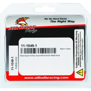 Kit entretoise de roue arrière ALL BALLS 125-250 RM 2000-2008