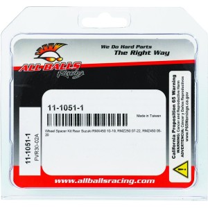 Kit entretoise de roue arrière ALL BALLS 450 RMX 2010-2019 250 RMZ 2007-24 450 RMZ 2005-24