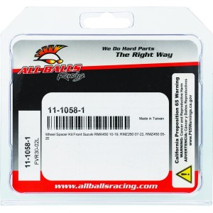 Kit entretoise de roue avant ALL BALLS 450 RMX 2010-19 250 RMZ 2007-24 450 RMZ 2005-24