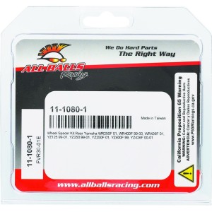 Kit entretoise de roue arrière ALL BALLS 250-400-426 WRF 125-250 YZ 99-01