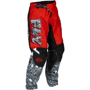 Pantalon enfant FLY RACING Kinetic 2026 Mutant Noir Rouge