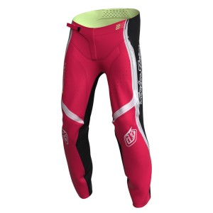 Pantalon enfant TROY LEE DESIGNS SE Pro Stripes Infra Rouge Noir