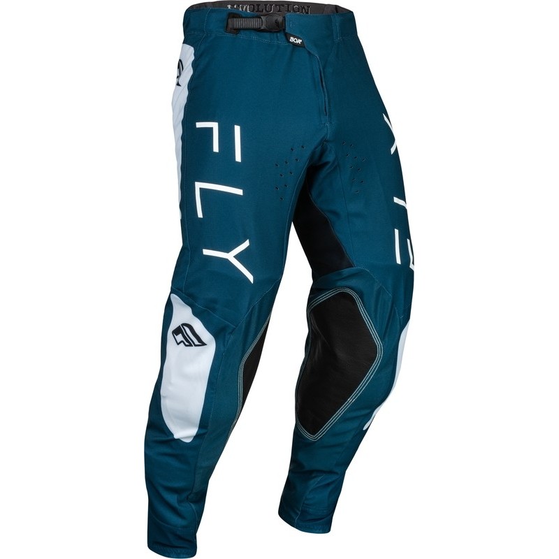 Pantalon FLY RACING Evolution DST 2024 Blanc Bleu Pantalon FLY RACING Evolution DST 2024 Blanc Bleu
