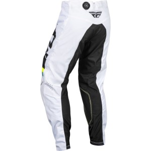 Pantalon FLY RACING Kinetic 2024 Prix Blanc Jaune