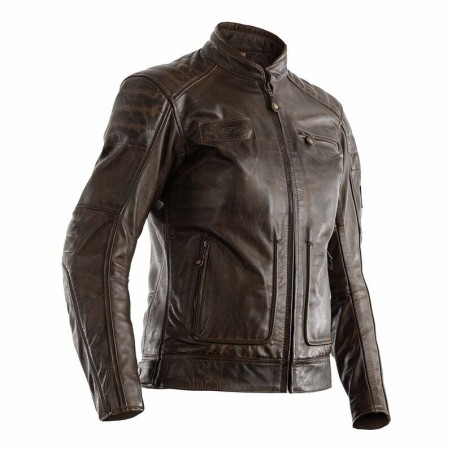 Blouson cuir RST femme Roadster 2 CE Marron