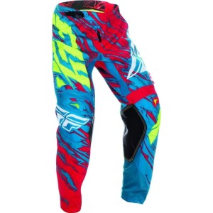 Pantalon enfant FLY RACING Kinetic 2017 Relapse Teal Rouge