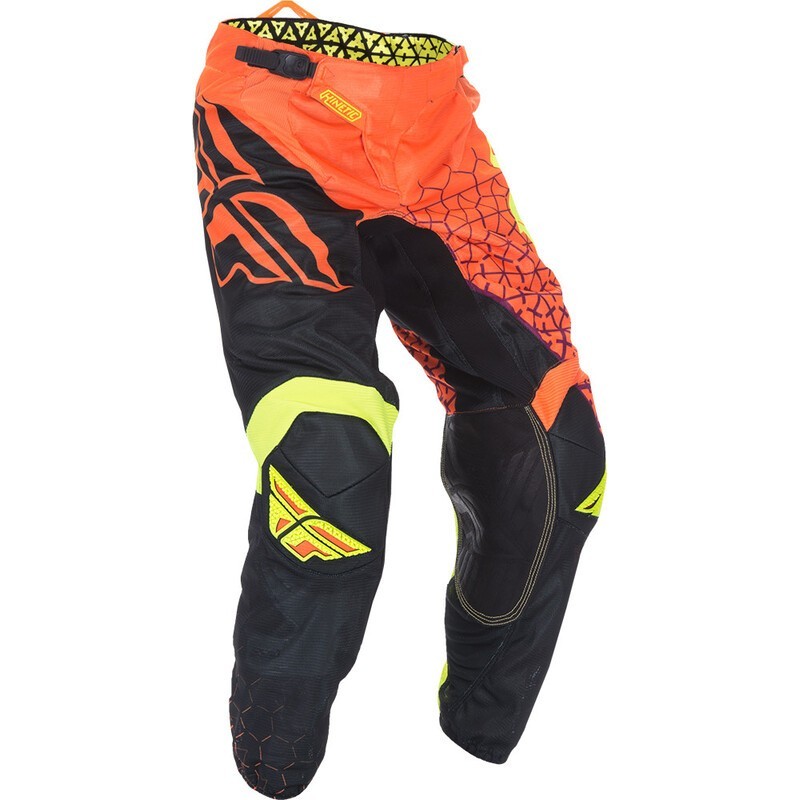 Pantalon FLY RACING Kinetic 2017 Trifecta Mesh Orange