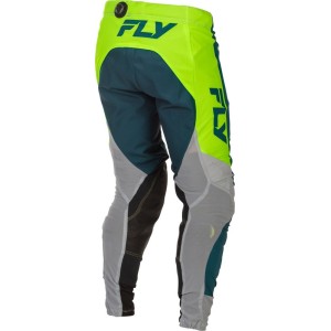 Pantalon FLY RACING Lite 2026 Gris Lime Teal